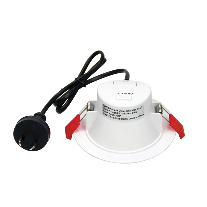 10w cct led downlight white mars