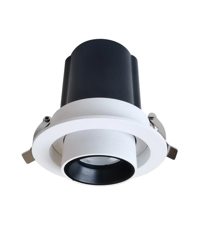 10w cct led recessed downlight retractable spotlight