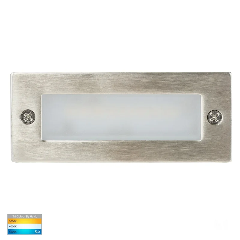 12v 6w cct recessed brick light 316 stainless steel