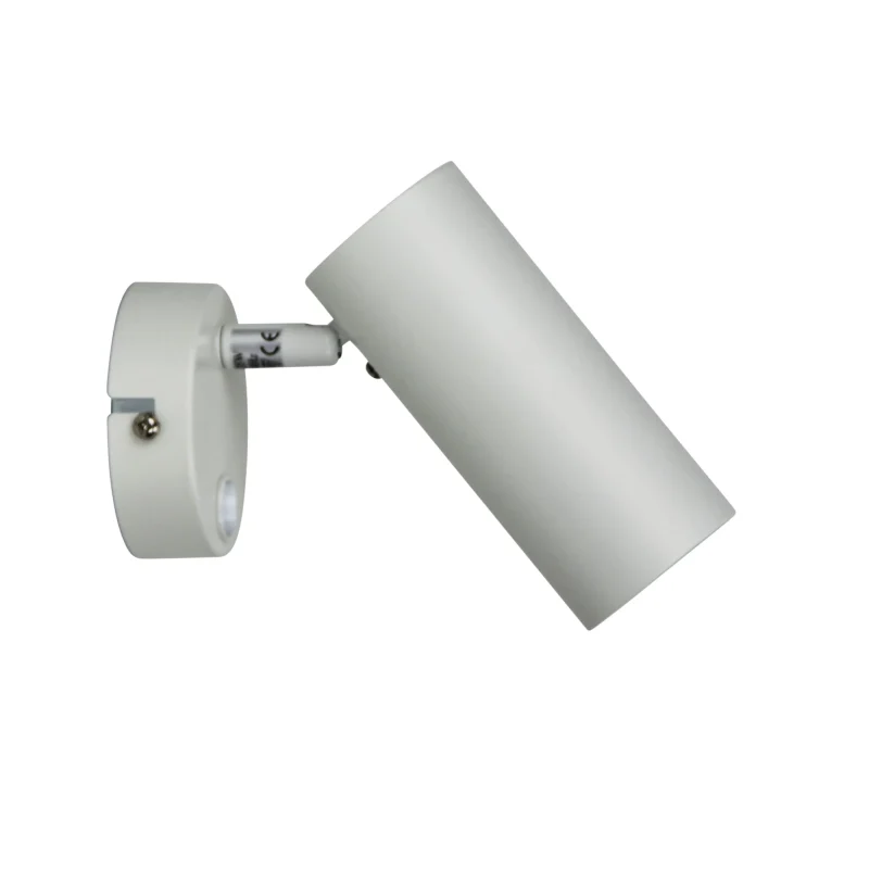 1l white switched wall light ultra