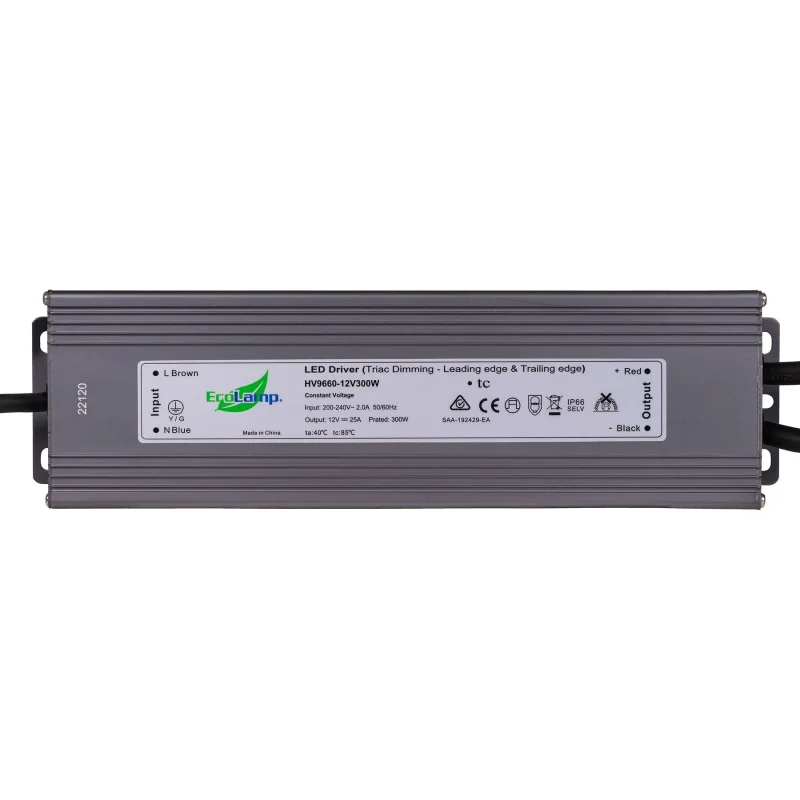 24v 300w dc triac dimmable led driver hv9660