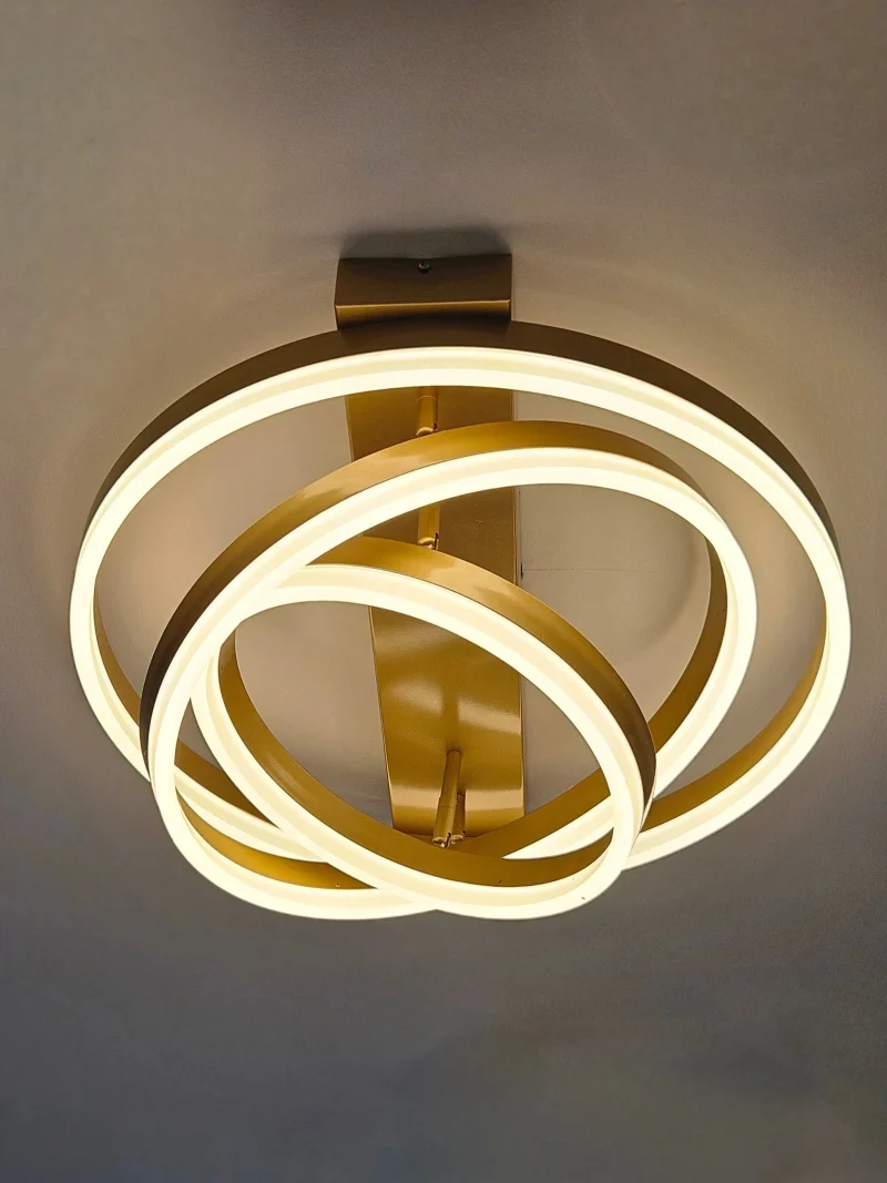 3000k gold close to ceiling light by bonnie scaled