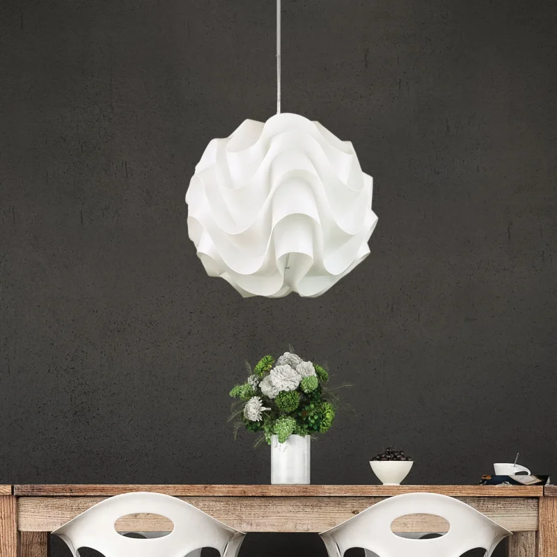 43cm white pendant light stylish chic design