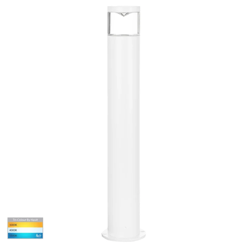 5w 3cct 445mm white led bollard light easy install return policy