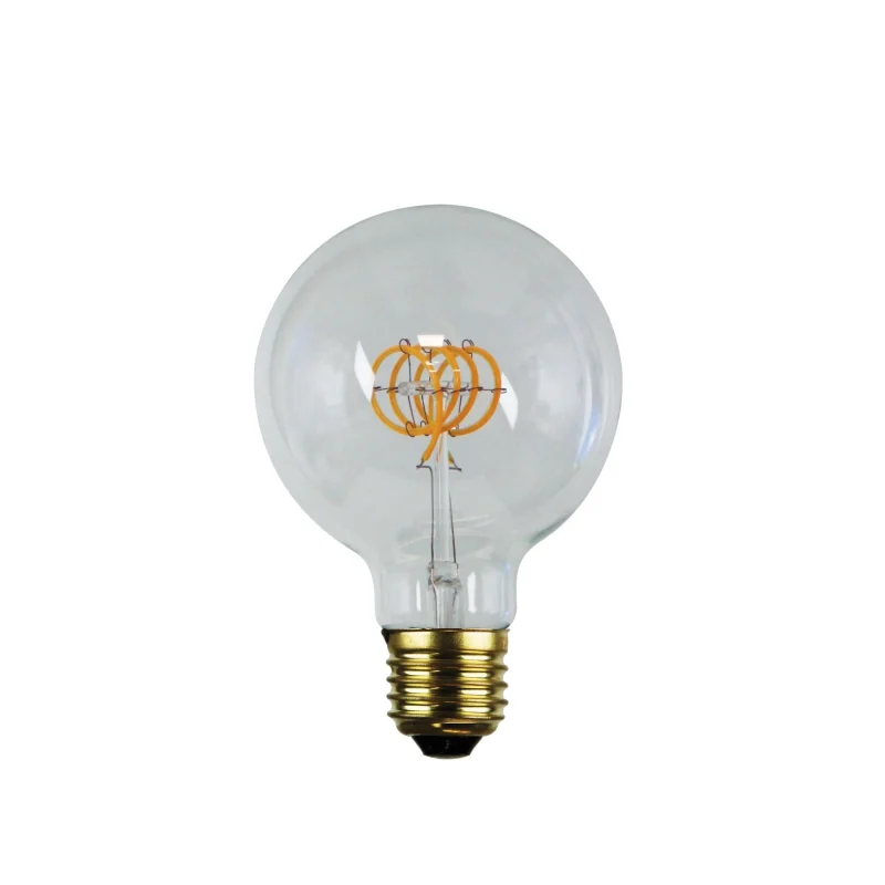 5w e27 extra warm white dimmable led g95 filament globe