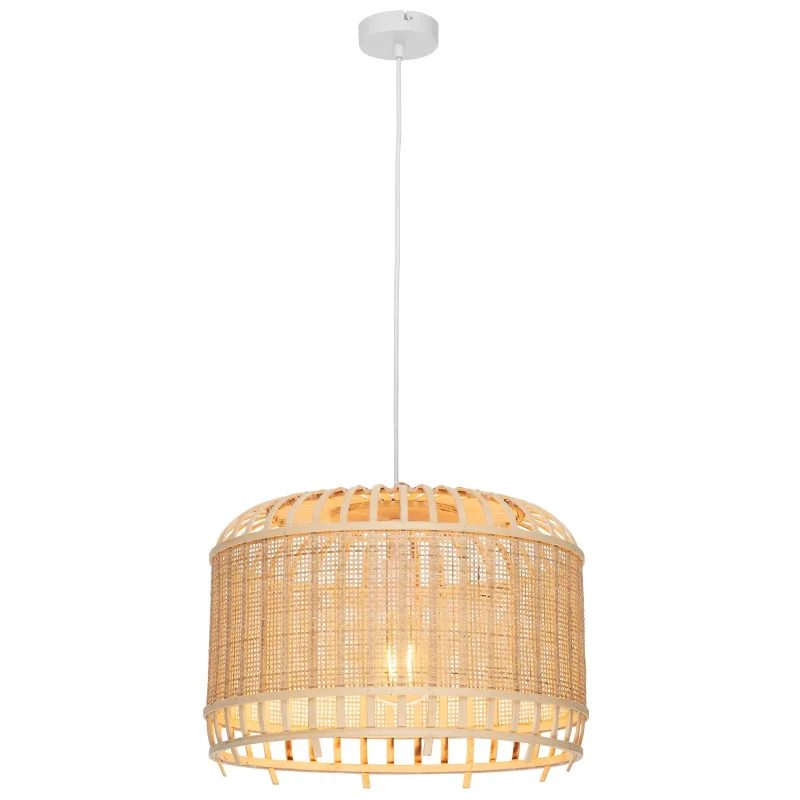 bamboo rattan small pendant light eco friendly stylish