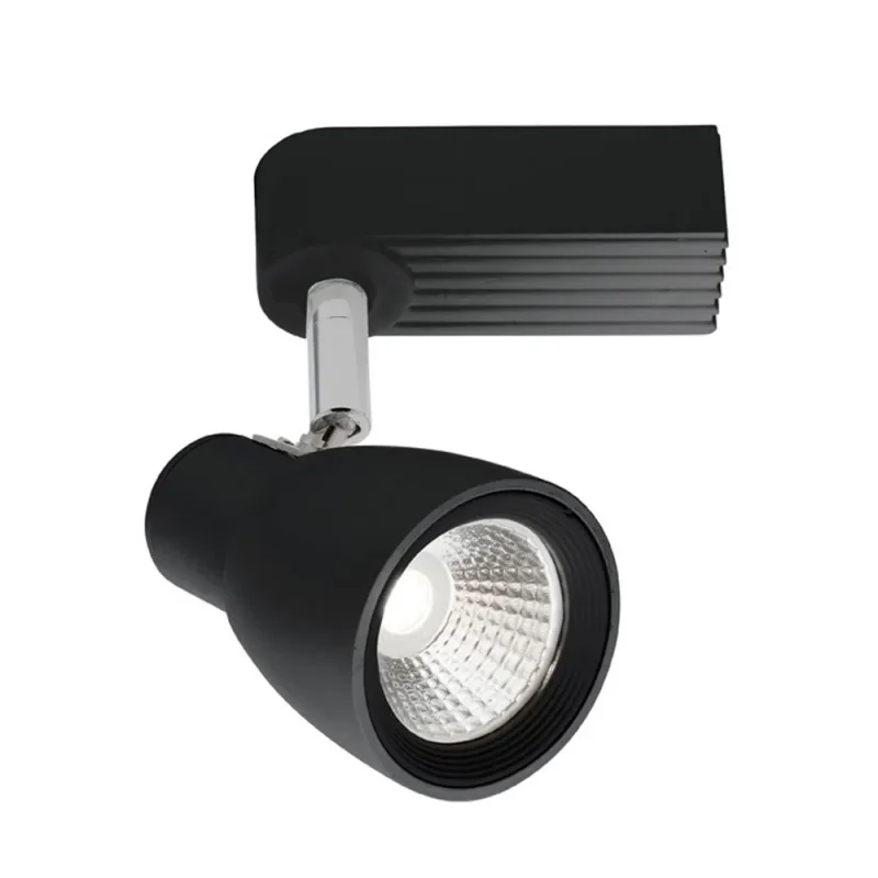 black 10w led track light head jamison