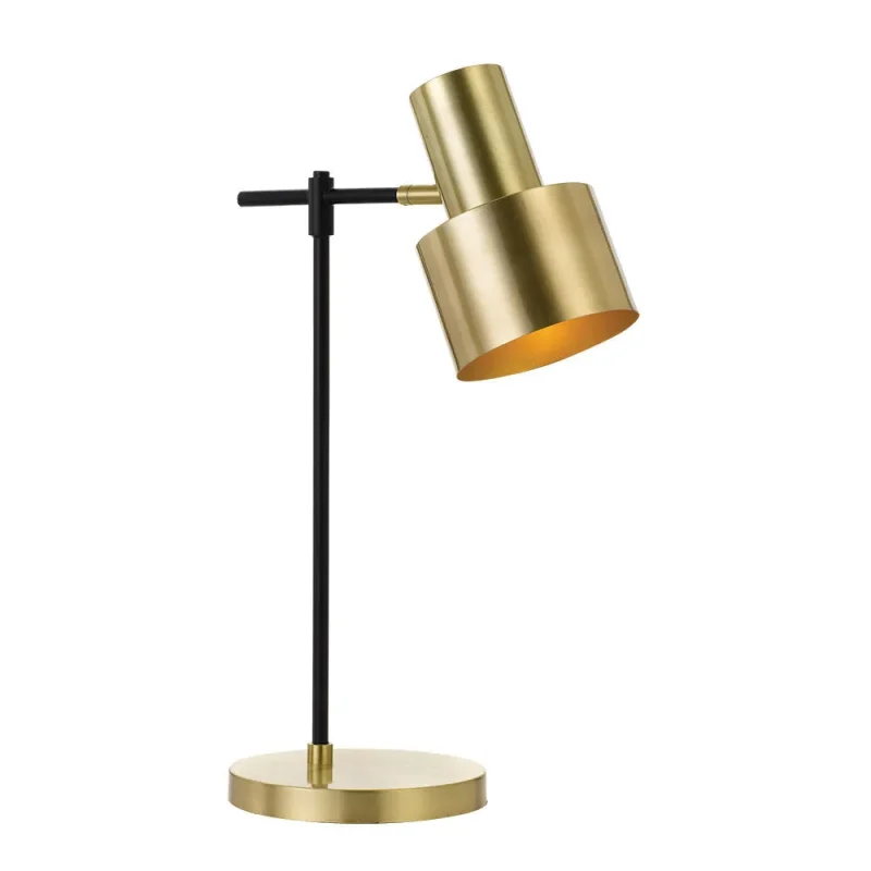 black gold croset table lamp