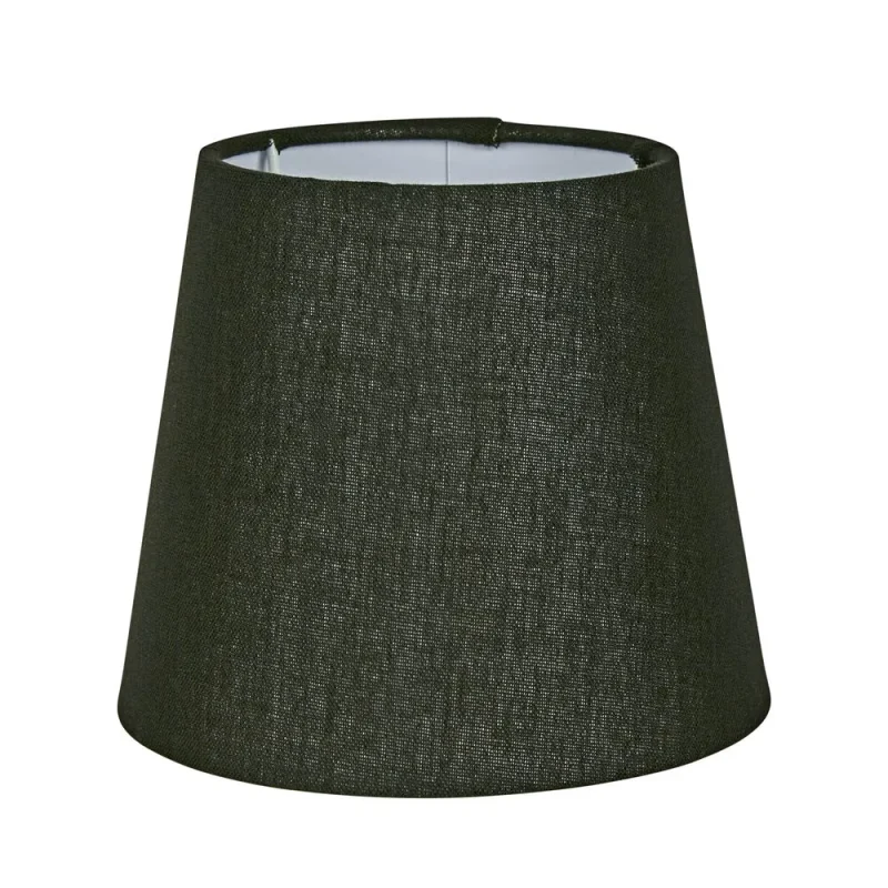 black linen tapered lamp shade 5 7 6