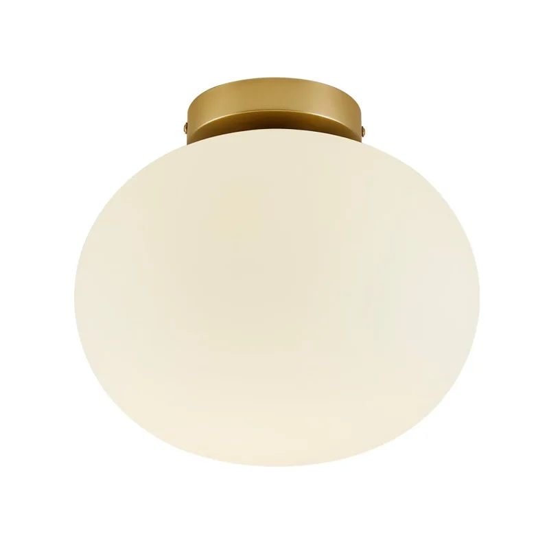 brass opal ceiling light elegant alton design