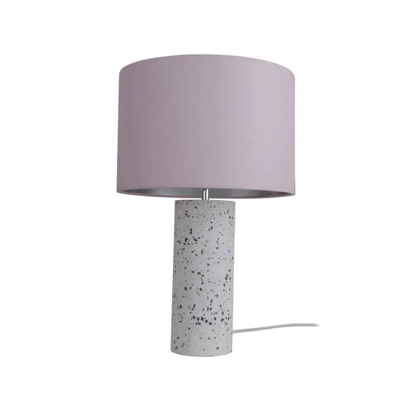 britta terrazzo white table lamp