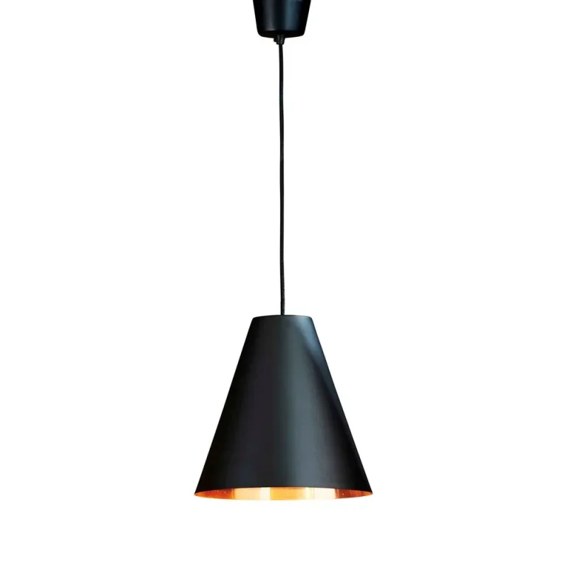 copper lined black pendant stylish return option