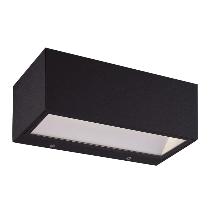 delta 18w led cct wall light matt black