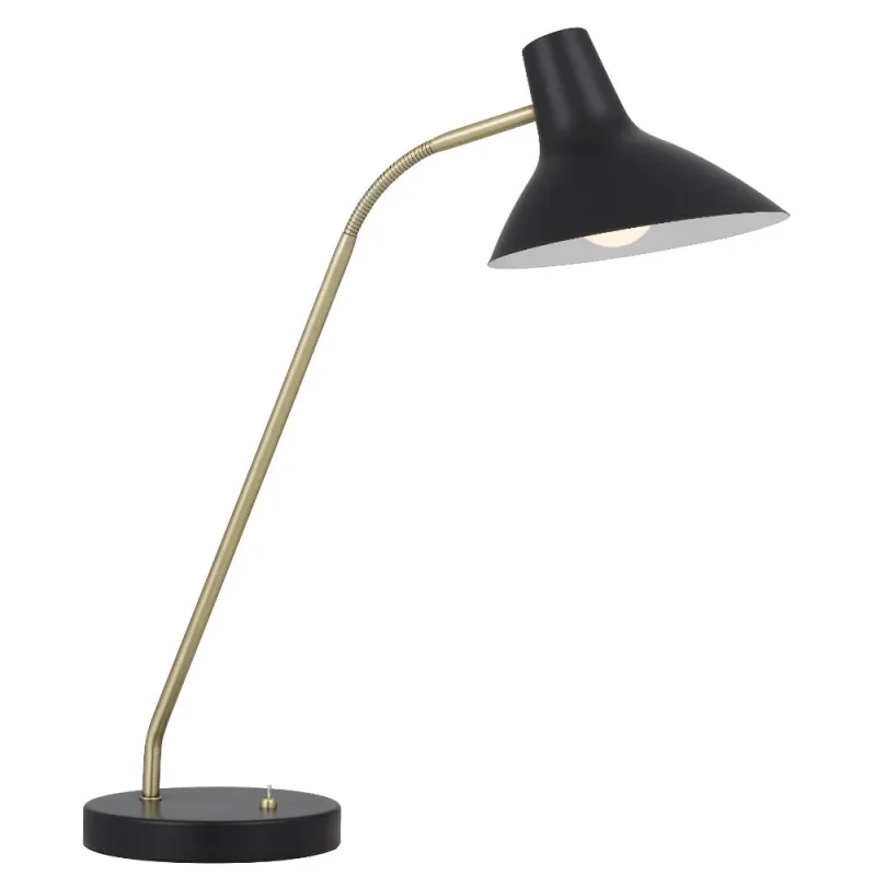 farbon black brass table lamp