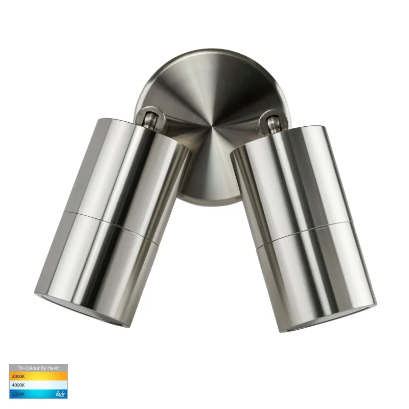 hv1305t tivah adjustable wall light 316 stainless steel