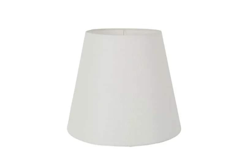 ivory linen tapered lamp shade 5 7 6