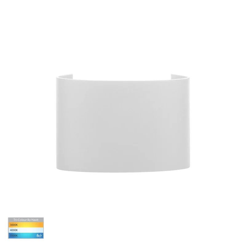 maro 4w white led wall light 3cct ip54 adjustable up down