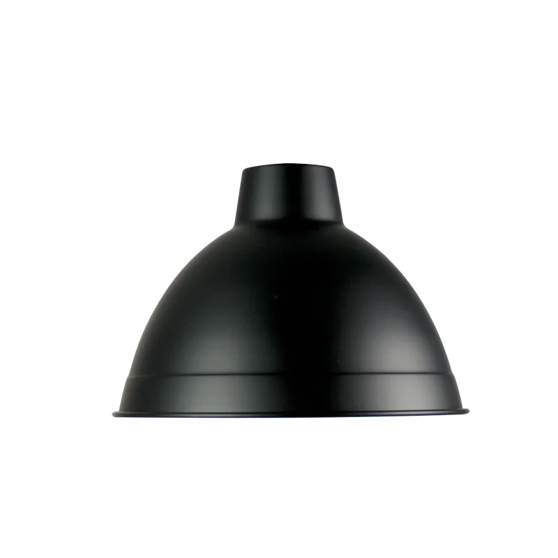 matt black metal e27 yard light shade 35