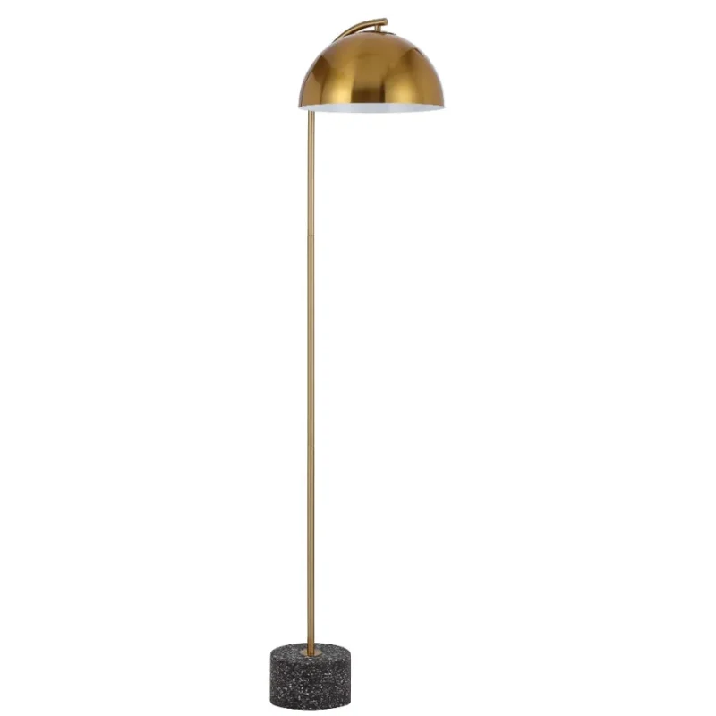 ortez black terrazzo floor lamp