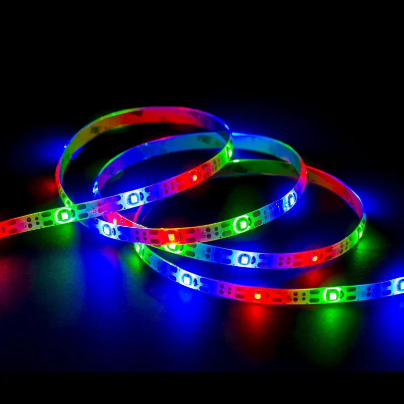 solar rgb led strip red green blue light