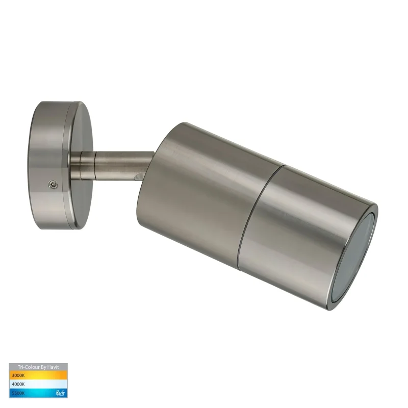 tivah adjustable wall light titanium aluminum hv1287gu10t