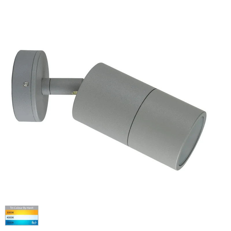 tivah silver adjustable wall light hv1247gu10t