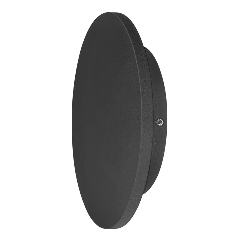 torino 9w led wall light large matt black exterior use