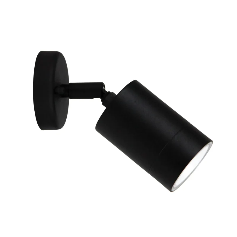 varde black adjustable led wall light