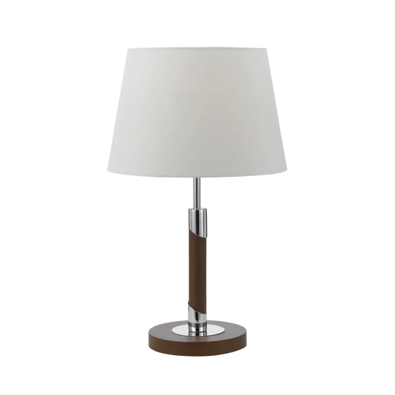 walnut belmore table lamp