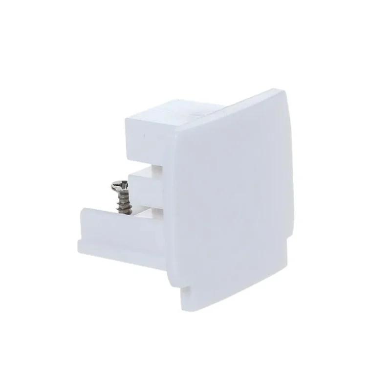 white single circuit track end cap easy return policy