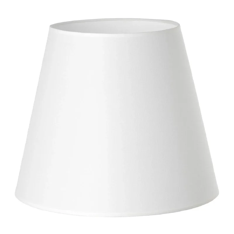 white waterproof tapered lamp shade 15 20 18