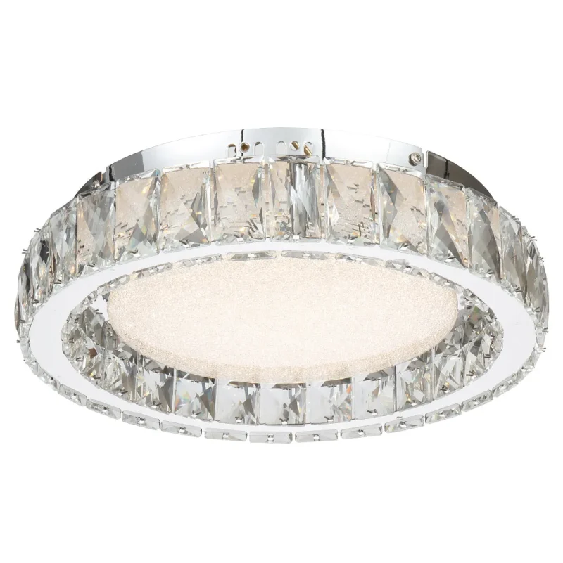 zayla 18w 3cct chrome dimmable led light